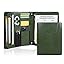 Vegan Leather Portfolio with Zipper, Business Portfolio Padfolio Binder,Phone Notebook Organizer,Laptop Portfolio, A4 Binder Notebook Document Organizer, Resume Portfolio Folder (Black, Standard)